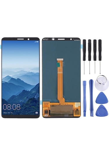 Huawei Uyumlu Mate 10 Pro Lcd Ekran Dokunmatik Siyah Renk