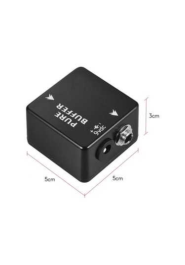 Moskyaudio Pure Buffer Gitar Buffer Efekt Pedalı Tam Siyah