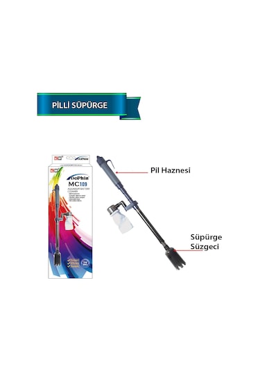 Dophin Pilli Süpürge ( Pilli Dip Çekim )