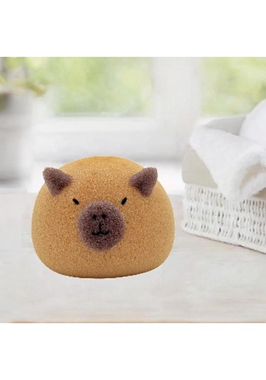 Homyl Banyo Süngeri Kapibara Topu Tekrar Kullanılabilir Çok