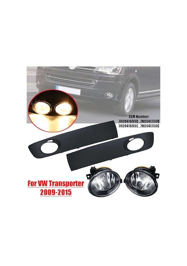 Vw Transporter T6 Sis Farı Çerçeveli Oem Tip