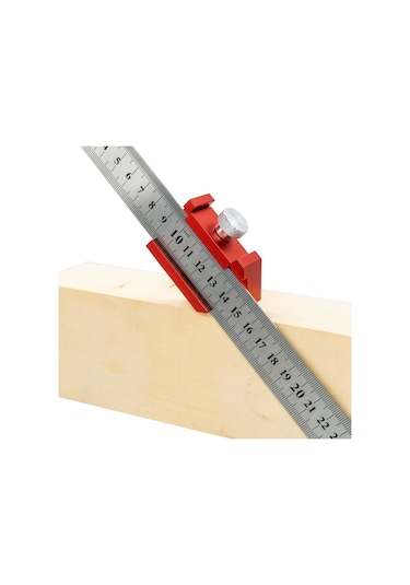Rox Wood 0162 Alüminyum Cetvel Tutucu Gönye 45 Derece- 90 Derece