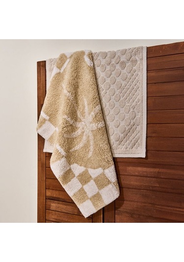 Evidea Soft Palm Tufting Banyo Paspası - Bej - 60x90 Cm Bej