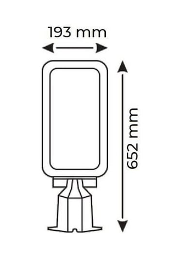 Helıos 300w Beyaz Sensörlü Kumandalı Solar Sokak Armatürü - Beyaz Işık 6500k Hs-3869