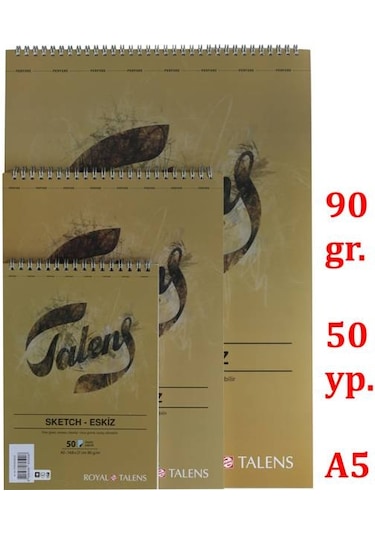 Talens Eskiz Bloğu-defteri 90 G 50 Yp A5