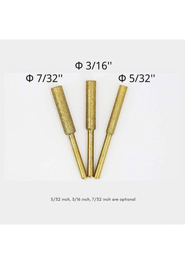 Lemestar Titanyum Kaplama Zincir Testeresi Bileme Aleti Seti, 8 Parça, Elektrikli Testereler İçin Yüksek Performans