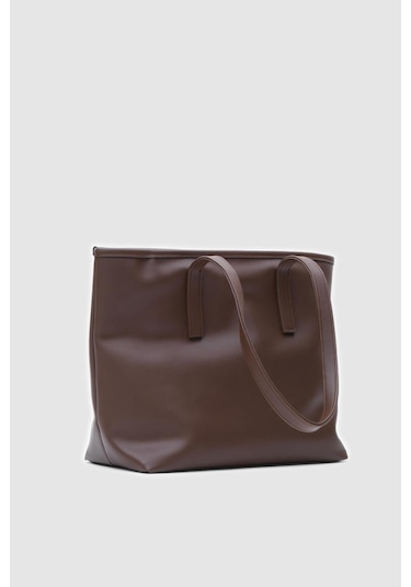 Golden Omuz Çantası - Kahverengi