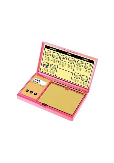 Fastbuy Pembe Altın Titanyum Kaplama Dream011 Dijital Terazi 200g 0.01g Cep Terazisi Gradyan Renkli Lcd Ekran 6 Birim Takı T Pembe