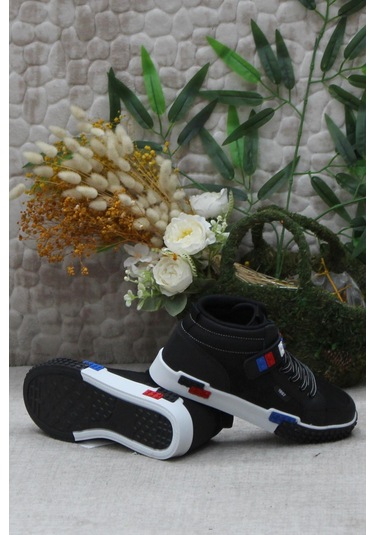 M.p 242 3308 Siyah Rahat Kısa Boğazlı Kız Çocuk Ayakkabı 001