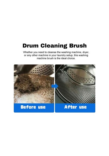 Tongxida Çamaşır Makinesi Temizleme Fırçası - Dar Alan Fırça - Ev Dayanıklı Naylon - Rulo Alet