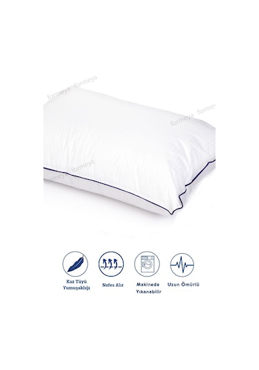 Formeya 2 Adet %100 Pamuk Nanojel Yastık Otel Yastığı 50x70 Cm