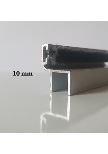 Alvetro 10 Mm Alüminyum Fitil Gri -küçük H- 100cm-119 Cm