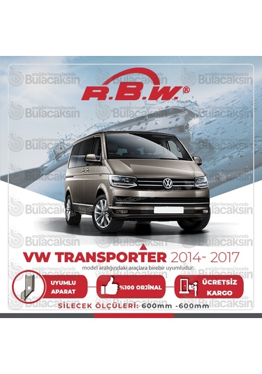 Volkswagen Transporter T6 Muz Silecek Takımı 2015-2020 Rbw