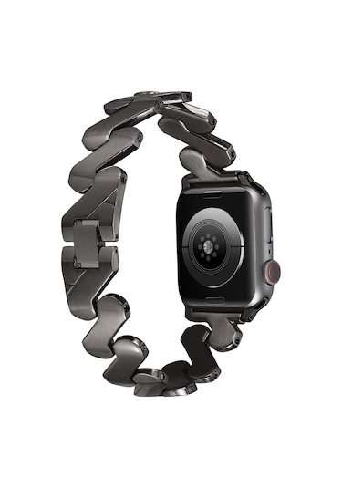 Watch 7 45mm Kordon Uyumlu Krd-80 Metal Strap Kayış Ardx- Gümüş
