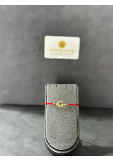 Baykal Kuyumculuk 14 Ayar Altın Harf Bileklik G Harfi 0.35 Gr.