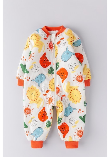 Sevimli Dostlar Figürlü Unisex Çocuk Uyku Tulumu 001