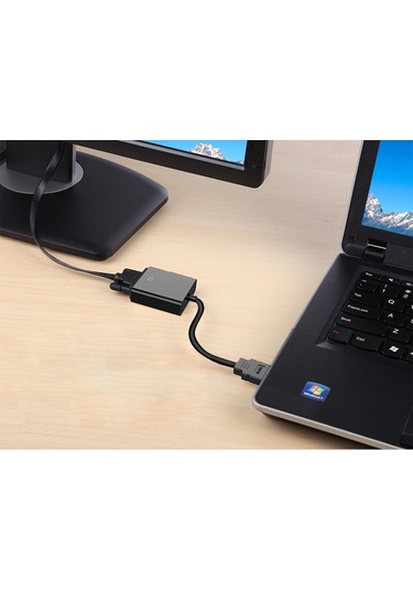Dm Chb020 Hdmı To Vga Dişi Çevirici Adaptör Siyah