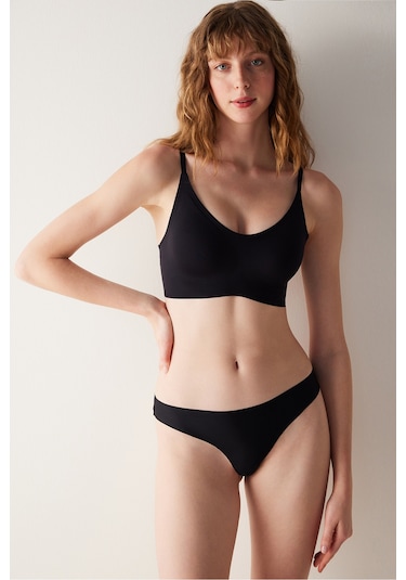 Penti #İzbırakmaz Siyah Invisible Balensiz Dikişsiz Bralet