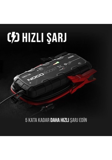 Hirmanya Noco Gbx155 12V 4250Amp Ultrasafe Lityum Akü Takviye + Powerbank