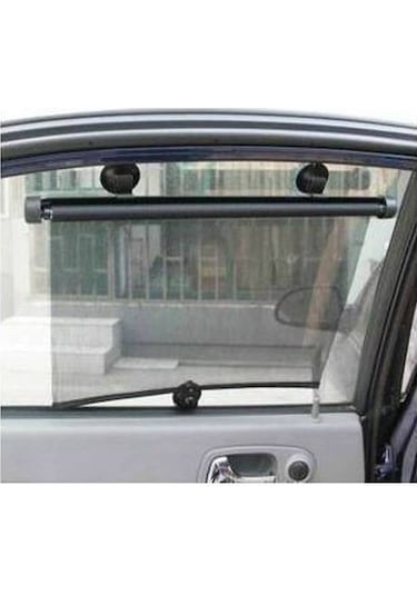 Yan Cam Perde Makaralı 2 Li Siyah