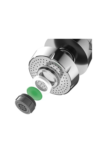 Adet Kısa 360 Derece Dönebilen Musluk Havalandırıcı Mutfak Musluk Başlığı 2 Modlu Ayarlanabilir Duş Başlığı Filtre Püskürtücü Mutfak Banyo İçin Diğer