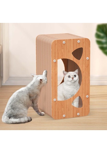 Suntek Kedi Tırmığı Karton Tırmalama Pedi Oluklu Yatağı