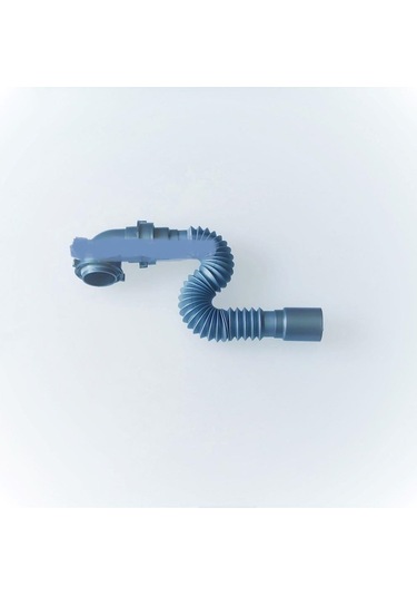 Evye Sifon Takımı Körüklü Çıkış Gri