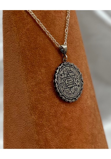 Sultan Süleyman Gümüş Mühür Erkek Kolyesi F160020104