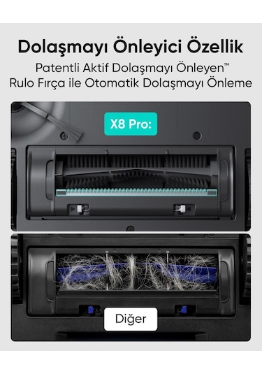 Anker Eufy Clean X8 Pro Akıllı Robot Süpürge (Teşhir)