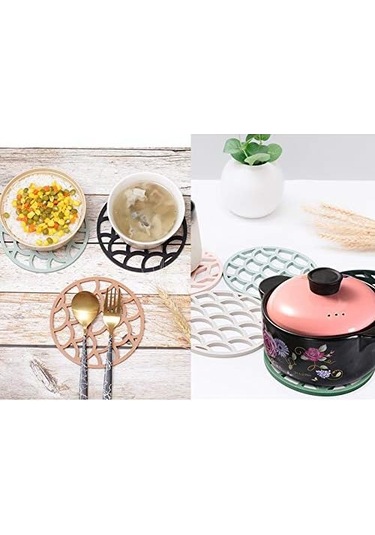 Silikon Bardak Altlıkları Isıya Dayanıklı Kaymaz Mutfak Bardak Altlıkları 4'lü Paket Diğer