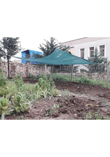 Morilu Balkon Gölgeliği - 55'lik Yeşil File - Şeritli Halkalı - Otopark Gölgelik - Araba Gölgeliği