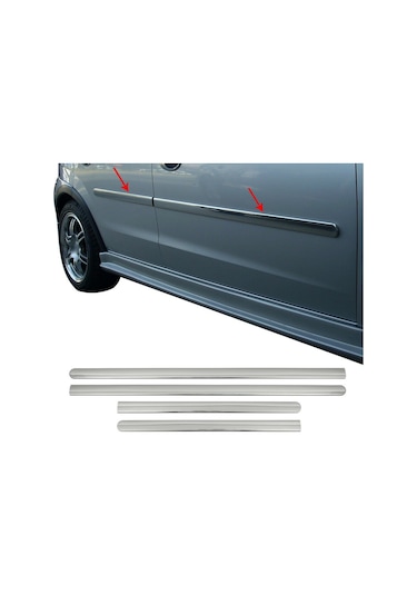 Ford Focus 2 Hbsd Krom Kapı Çıtası 2005-2008 Paslanmaz Çelik N11.76