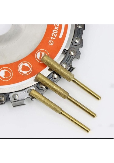 Trendooze Zincir Testere Testere İçin Elmas Dişlerini Bileyici Bilemek Aksesuarları 4mm Vd