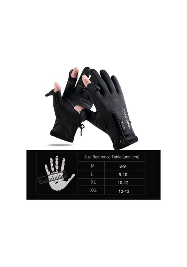 Unisex Windproof Dokunmatik Ekran Su İtici Kışlık Eldiven 001