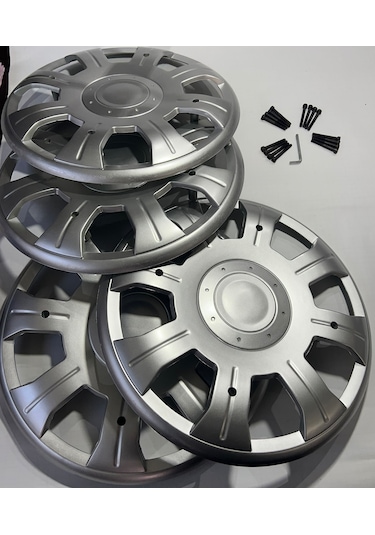 Karsan J9 Premier Pejo Gri Jant Kapağı 4 Adet Vida Ve Anahtarlı