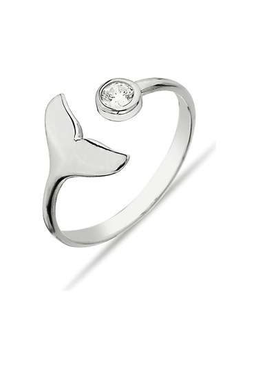 Argentum Concept - Balina Kuyruğu Motifli Gümüş Yüzük - Y011701