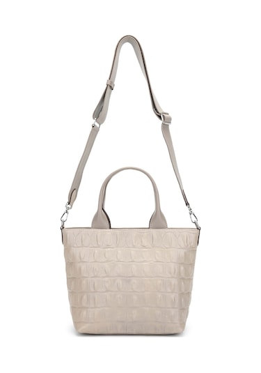 Tamer Tanca Kadın Hakiki Deri El Çantası 898 917 Bn Canta Y/24 Bej Tmsh Bej