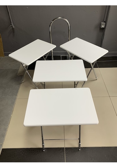 Çanta Sehpa, Sehpa, Zigon, Mebran Çanta Sehpa-düz Beyaz