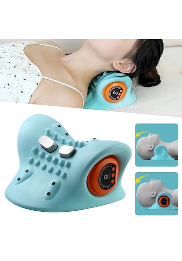 Ambition Ems-servikal Tractions İsı Titreşimli Boyun Yastık Kas Yeşil