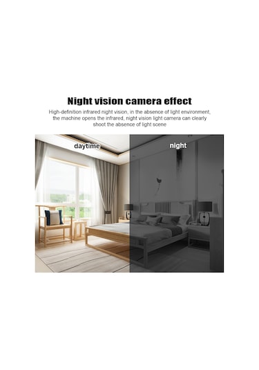 Kablosuz Güvenli Kamera 1080p Monitör Kamerası Manyetik Arka Ev Akıllı Kamera Gece Görüşlü Bebek Evcil Hayvanlar İçin Beyaz