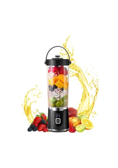 Besthome1 Yeni 16.91 Oz Taşınabilir Şarjlı Blender, Smoothie Ve Meyve Suları İçin Usb-c Şarjlı Beyaz Beyaz