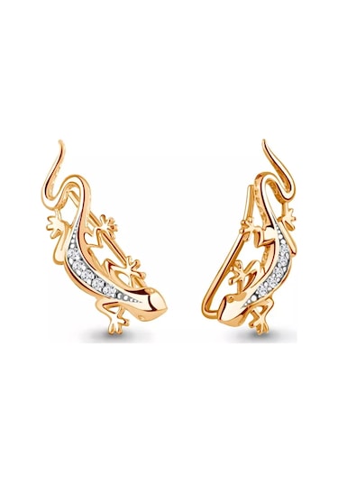 Aquamarıne 925 Ayar Gümüş Yaldızlı Kaynakcıyı Mizikli Küpeler 235366256 Altın