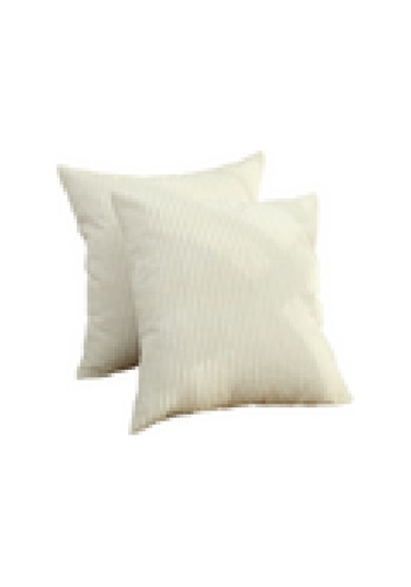 2 Adet Kadife Yumuşak Döşeme Kare Yastık Kılıfı, Beyaz, 18x18"/45x45cm Çok Renkli