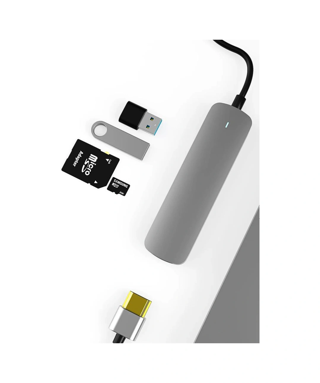 Torima YD-38 3 Port 3.0 Usb 2 Sd Card Hub