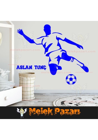 Futbolcu Isim Yazılabilir Duvar Sticker