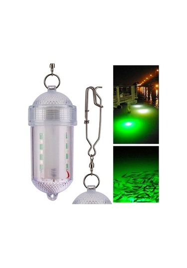 Novahub Gece Balıkçılığı İçin 12v 12 Led'li Su Geçirmez Balık Işığı