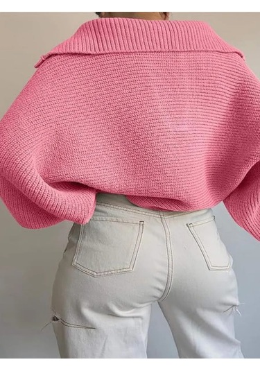 Weara Geniş Kollu Örgü Oversize Kazak 274393617