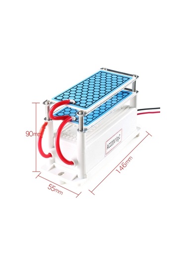 Yüksek Sıcaklık Seramik Plaka Entegre Ozon Jeneratörü 220v 10g Hava Temizleyici
