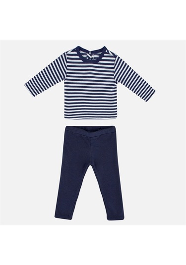 Miespiga Çizgili Bebek Pijama Takımı (494039030)
