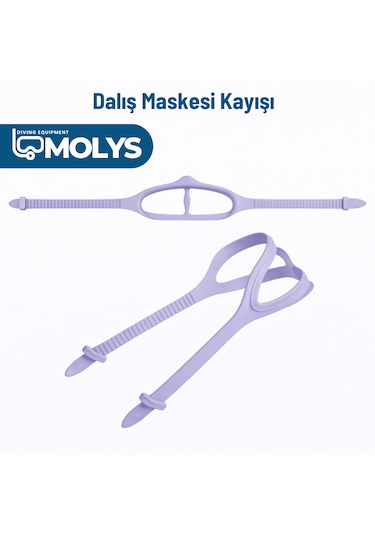 Molys Dalış Maskesi Kayışı Lila